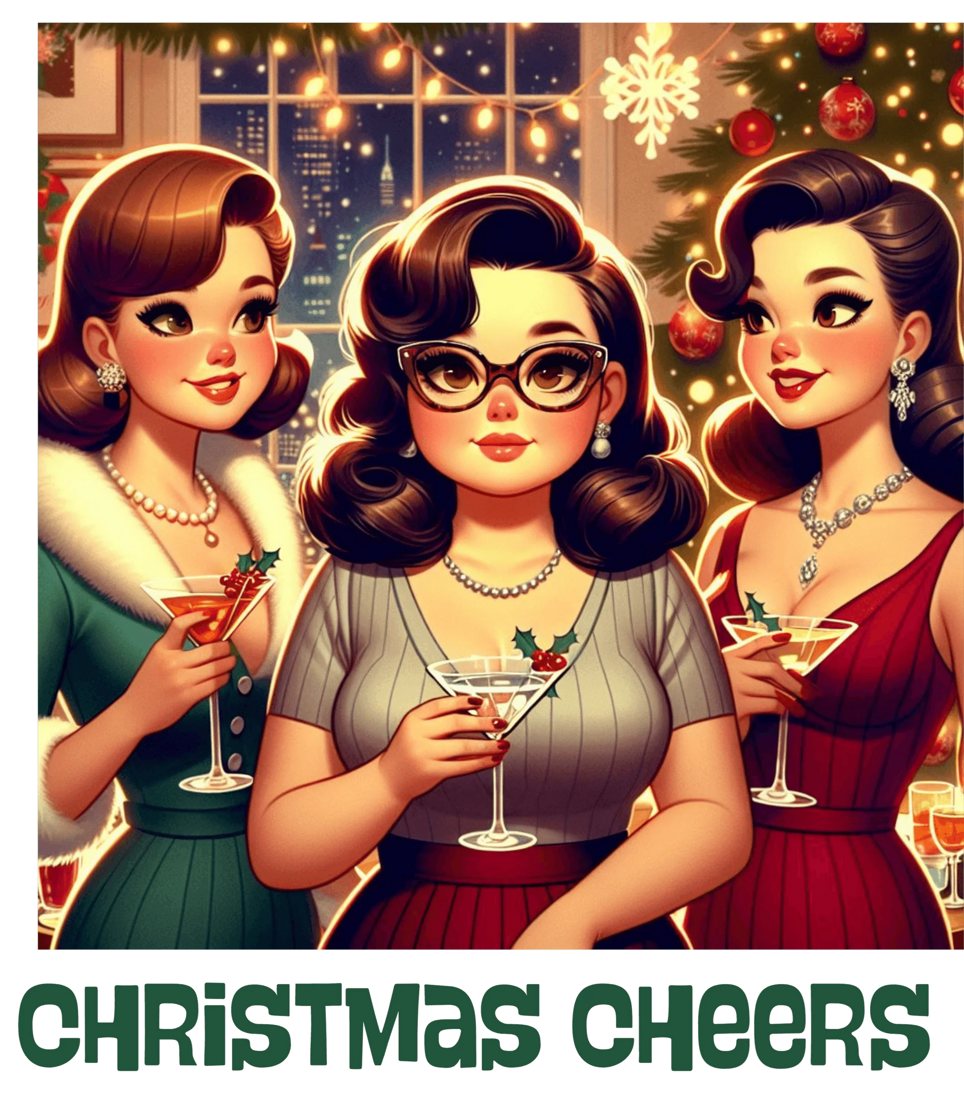 Christmas Cheers - Women's Softstyle Tee - Whippie's