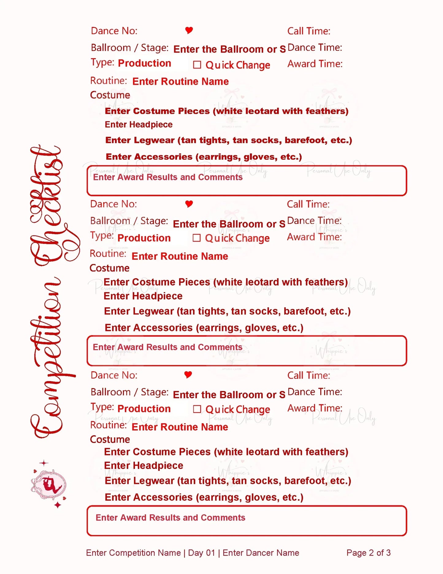 Complete Dance Mom Master Bundle (Printable)