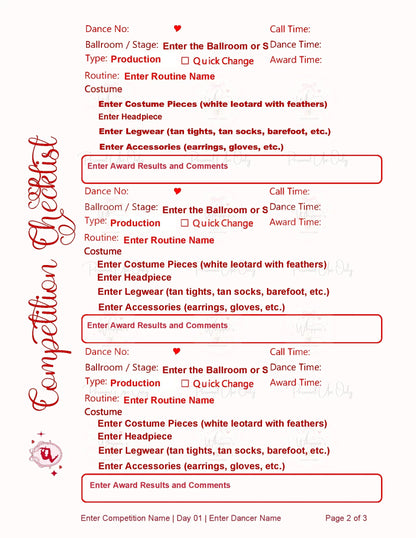 Complete Dance Mom Master Bundle (Printable)