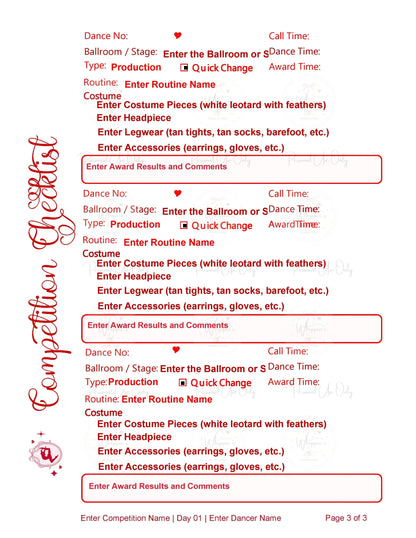 Complete Dance Mom Master Bundle (Printable)