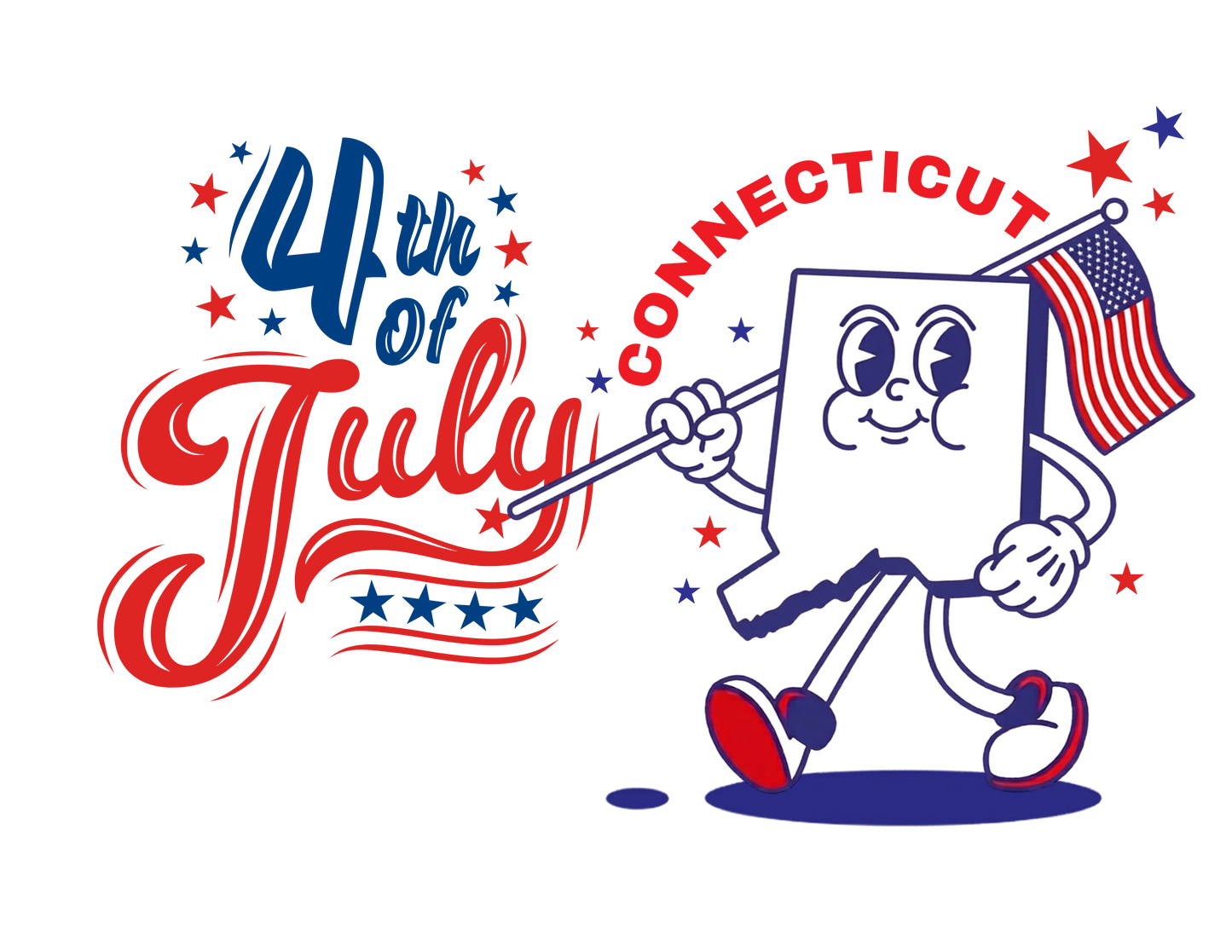 State Flag Pride - 4th of July Tee - Personalizable