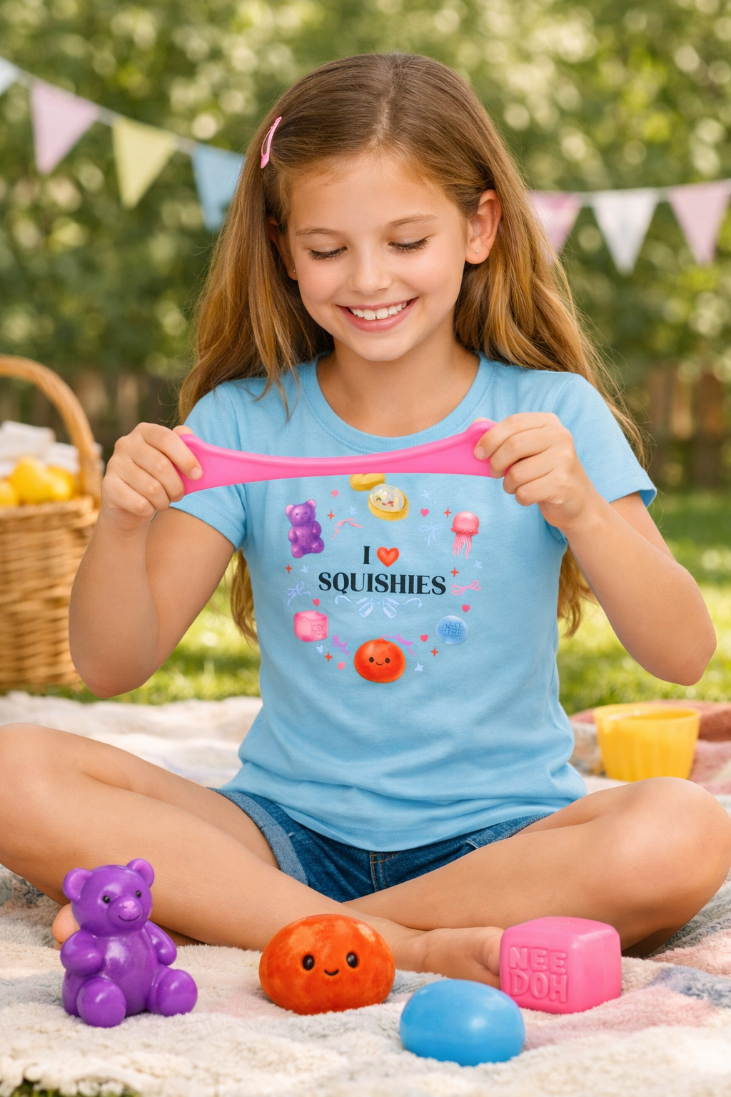 Squishies Shirt for Girls | Cute Kawaii Princess Tee