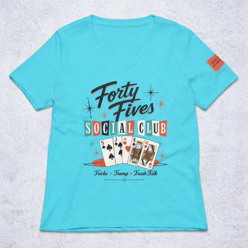 45s Shirt | Women's Social Club V-Neck