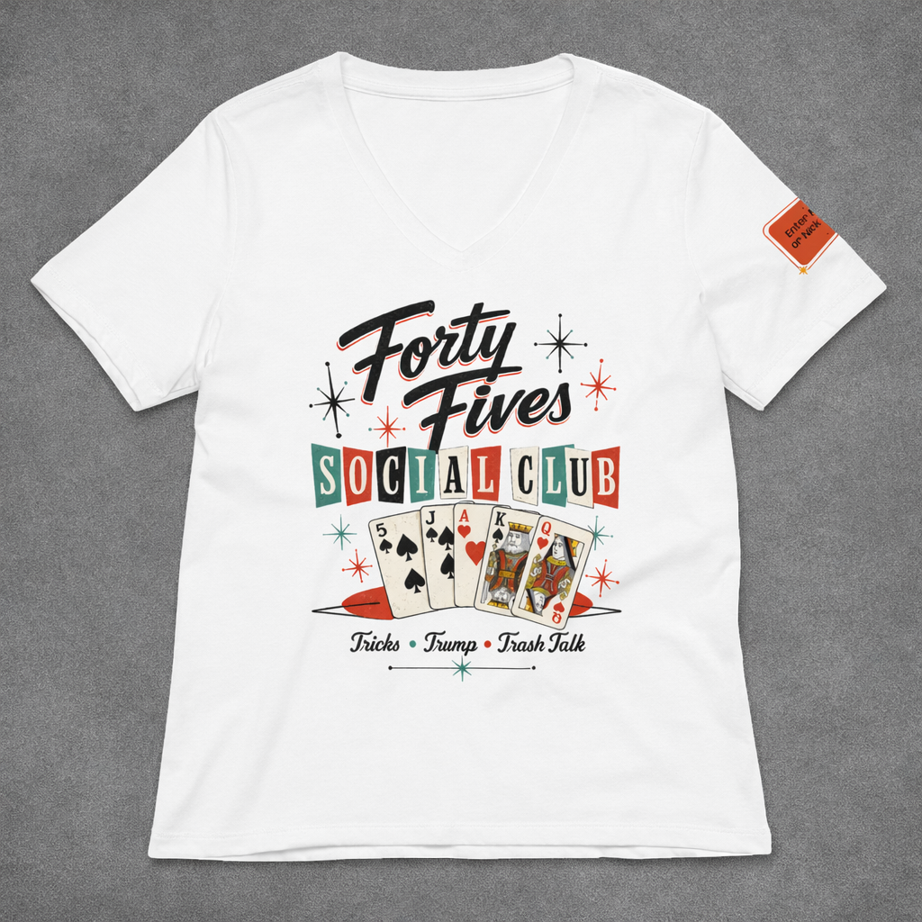 45s Shirt | Women's Social Club V-Neck