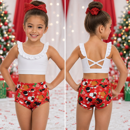 Mouse at Christmas Phoenix Classic 2PC Set | Girls Dancewear