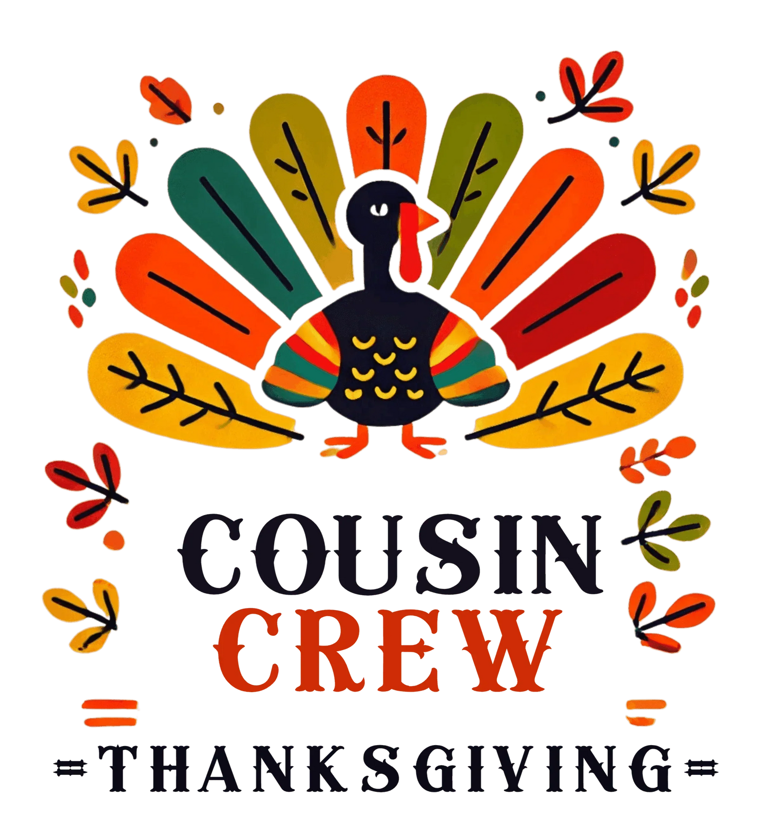 Cousin Crew Thanksgiving - Infant Fine Jersey Bodysuit - Whippie's