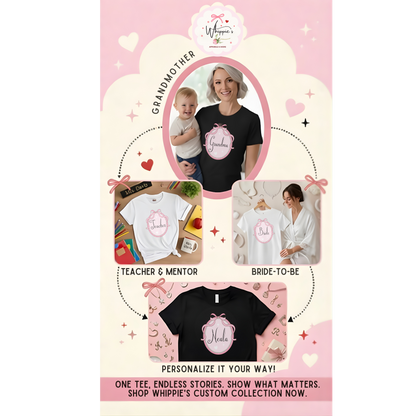 Cute Personalized Tee | Custom Name or Title Shirt