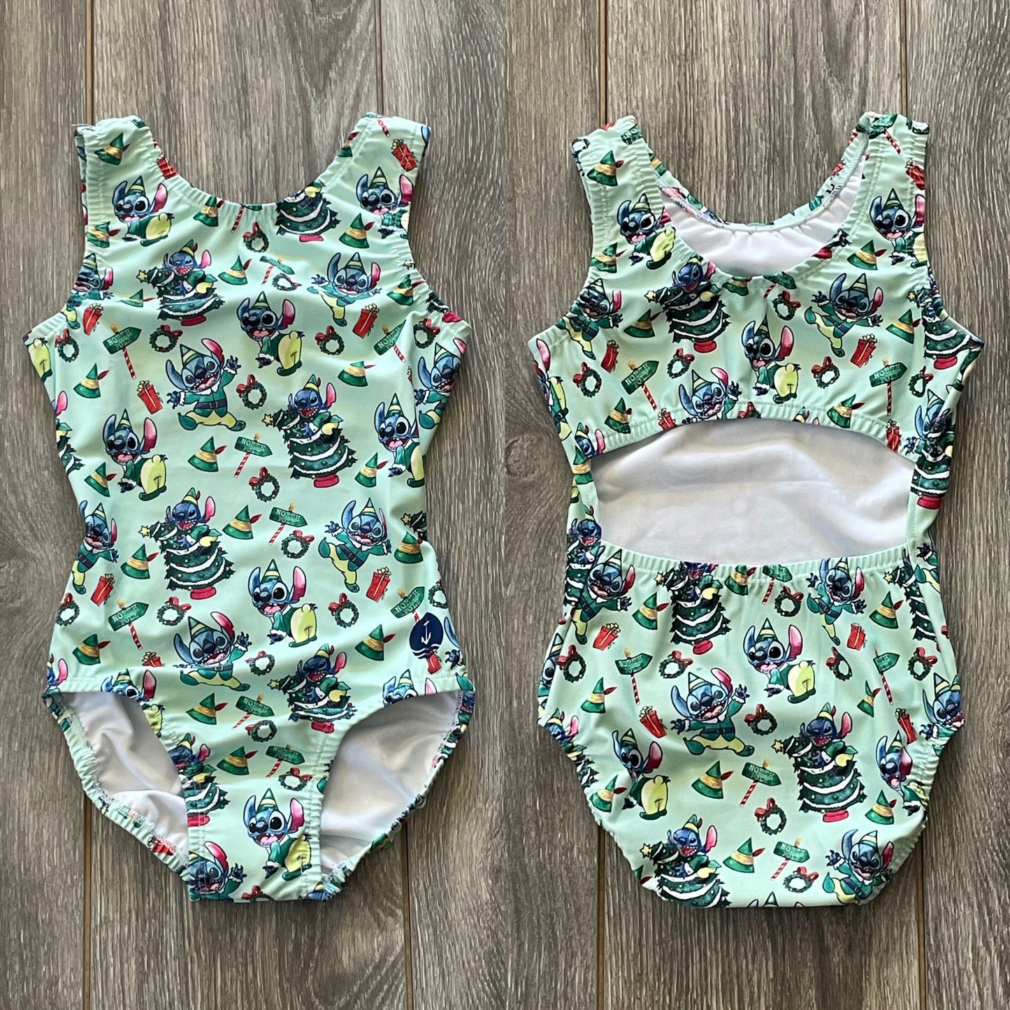 Elf Stitch Open Back Leotard | Girls Dancewear