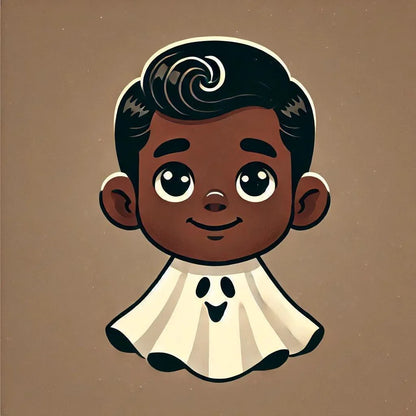 Vintage Boo-tique: Boo Crew - Boy Ghost V-Neck Tee - Whippie's
