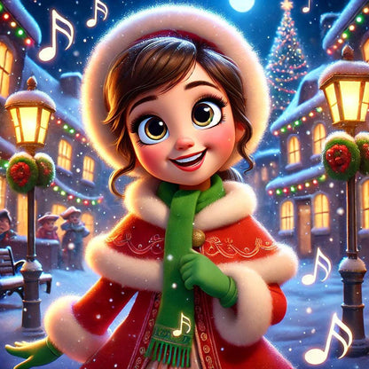 Caroler - Christmas Cheer - BHBE Girl - Women's Tee - Whippie's