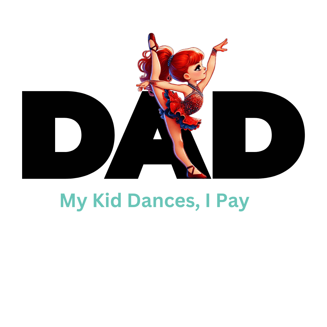 Dance Dad: Red Hair Ponytail Dancer T-Shirt - Whippie's