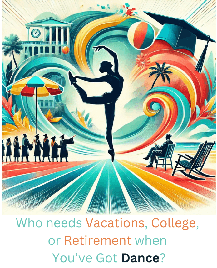 Dance Fees: Who Needs Vacations, College, or Retirement When You’ve Got Dance? Large Tote Bag - Whippie's