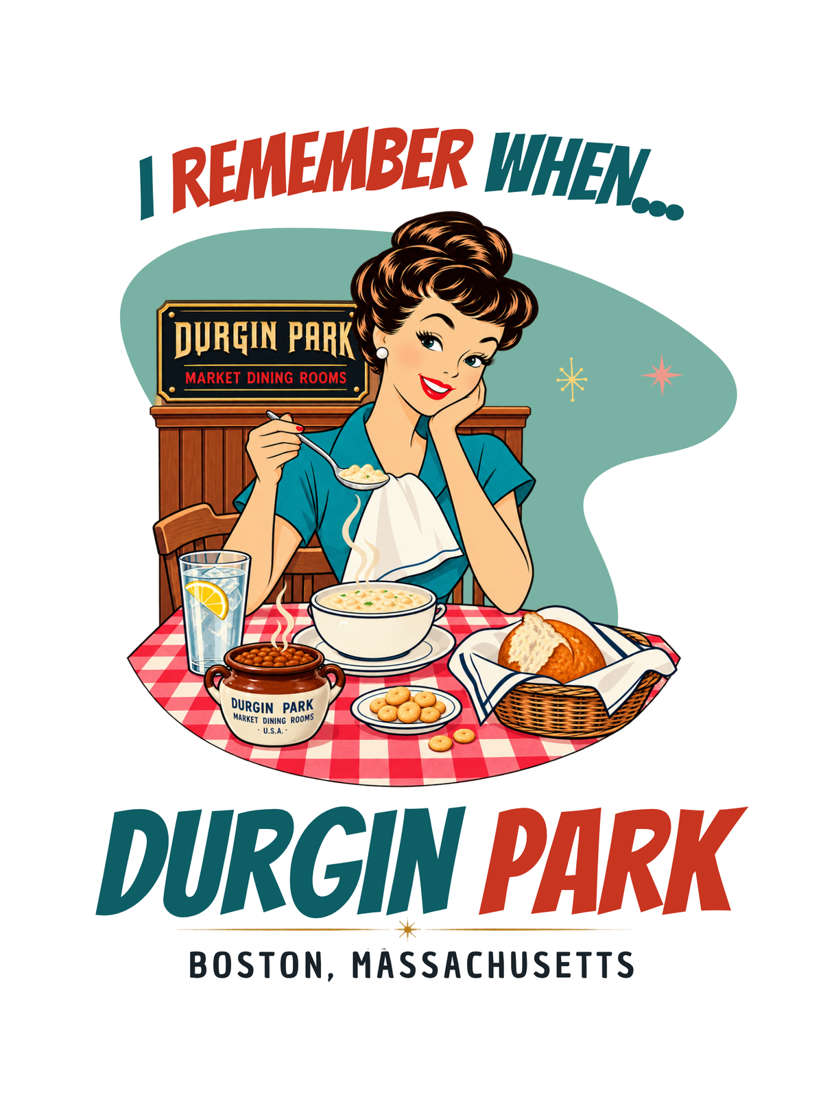 New England Food Memories Poster Set | I Remember When 18×24