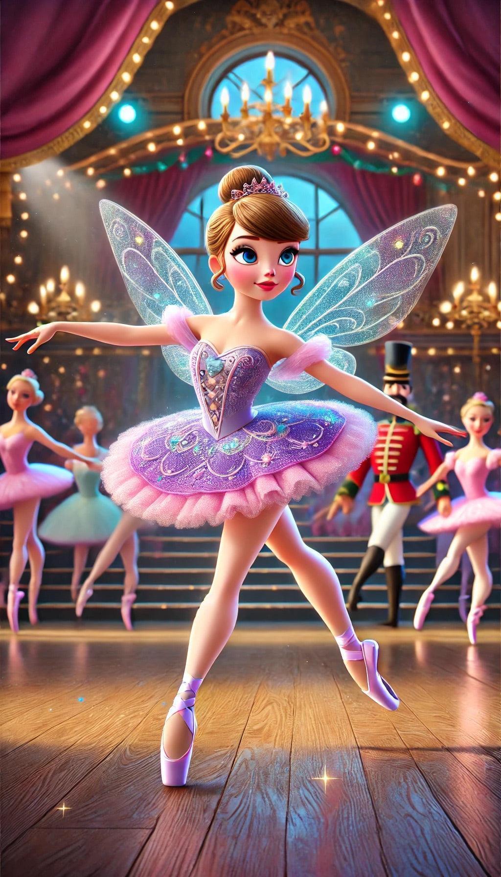 Sugar Plum Fairy - Brunette - Youth Tee - Whippie's