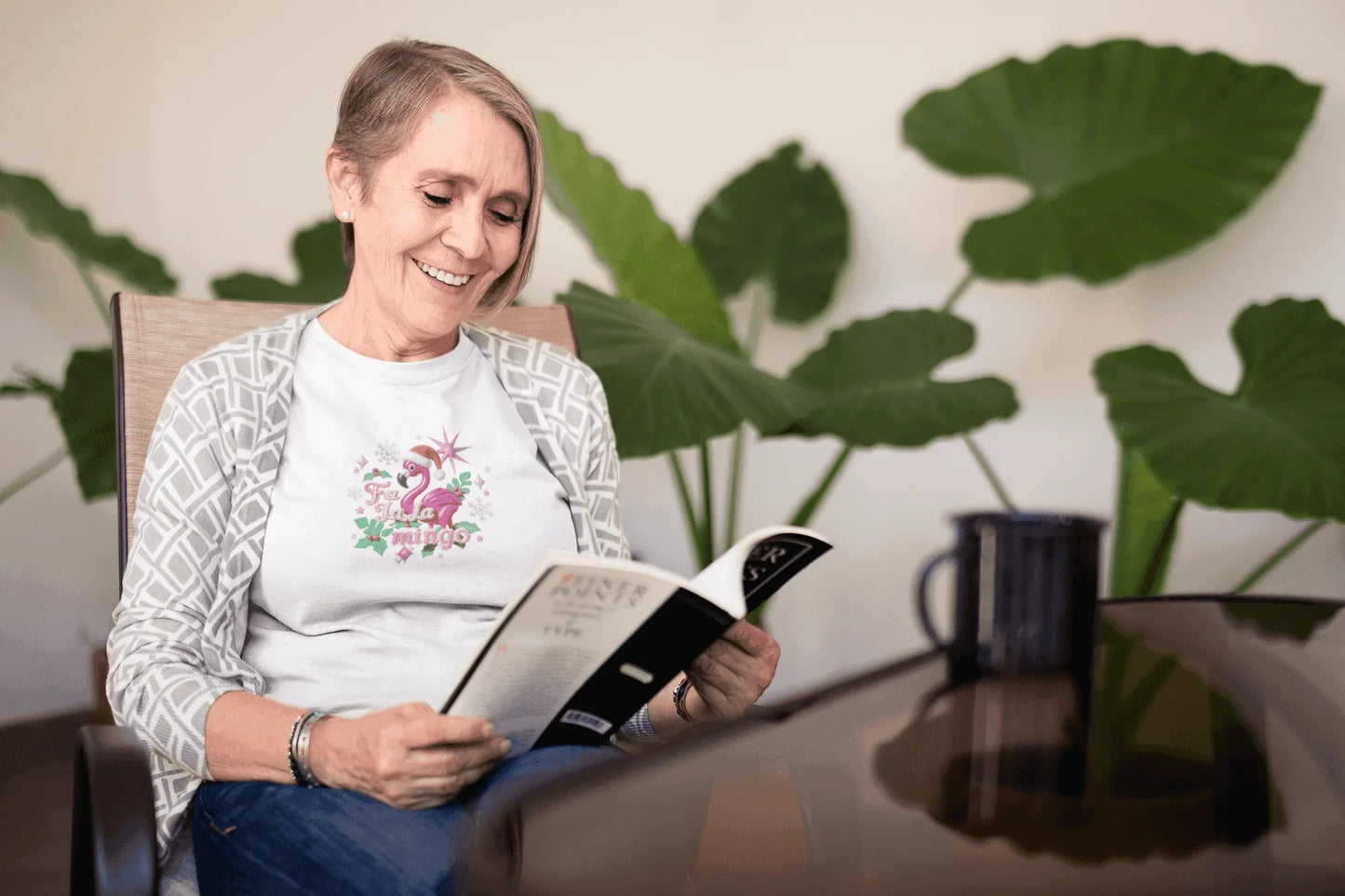 🦩🎅 Fa La La Mingo! ❄️🌟 - Women's Softstyle Tee - Whippie's