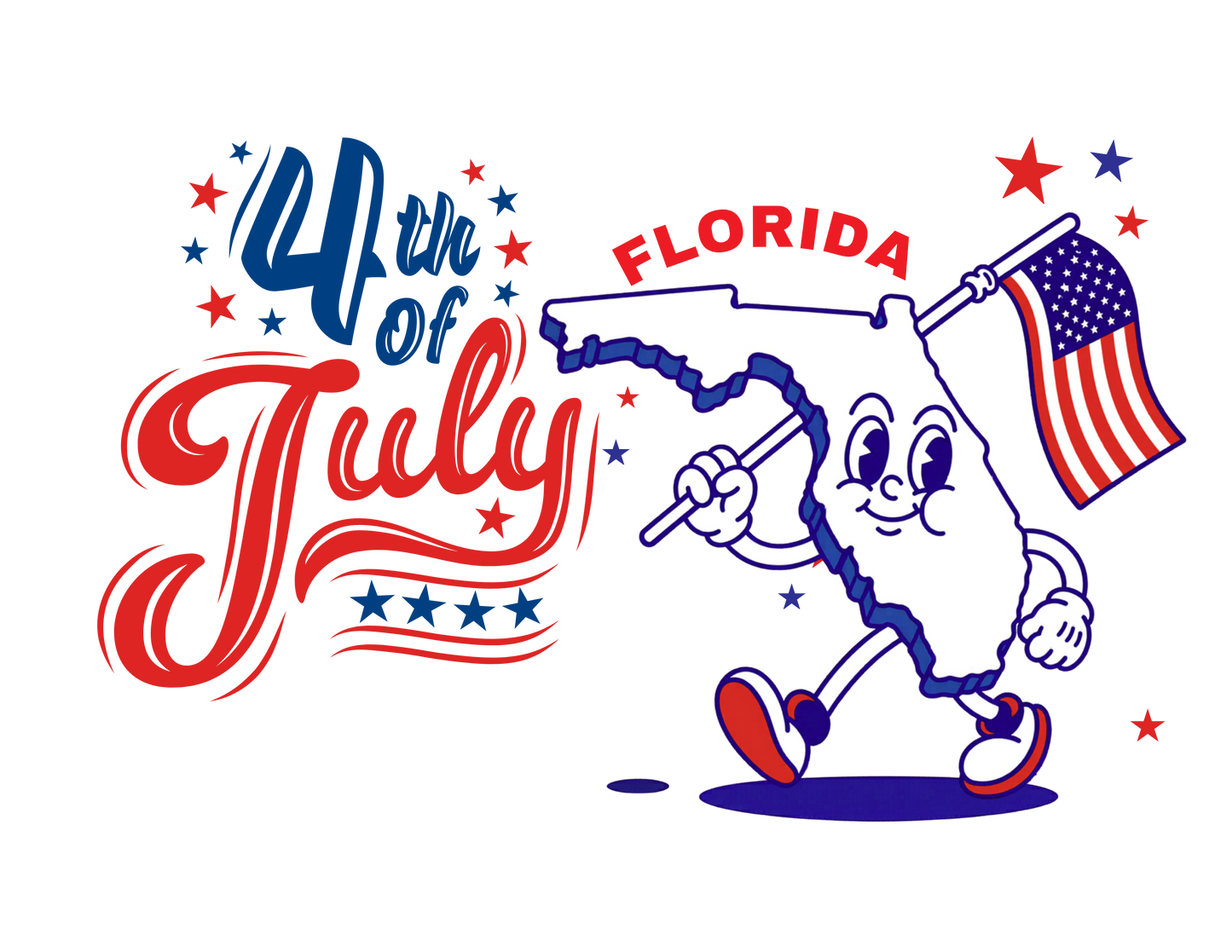 State Flag Pride - 4th of July Tee - Personalizable