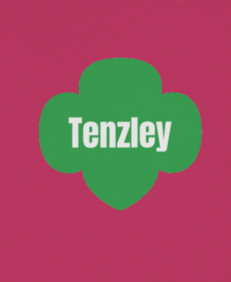 Personalized Girl Scout Trefoil Troop Tee | Girls Lead the Way -Youth