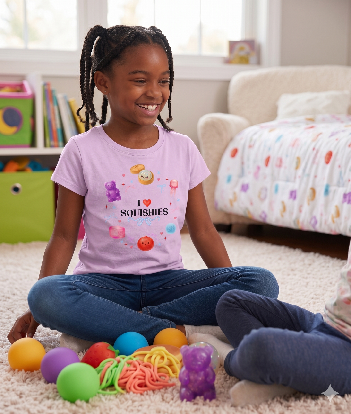 Squishies Shirt for Girls | Cute Kawaii Princess Tee