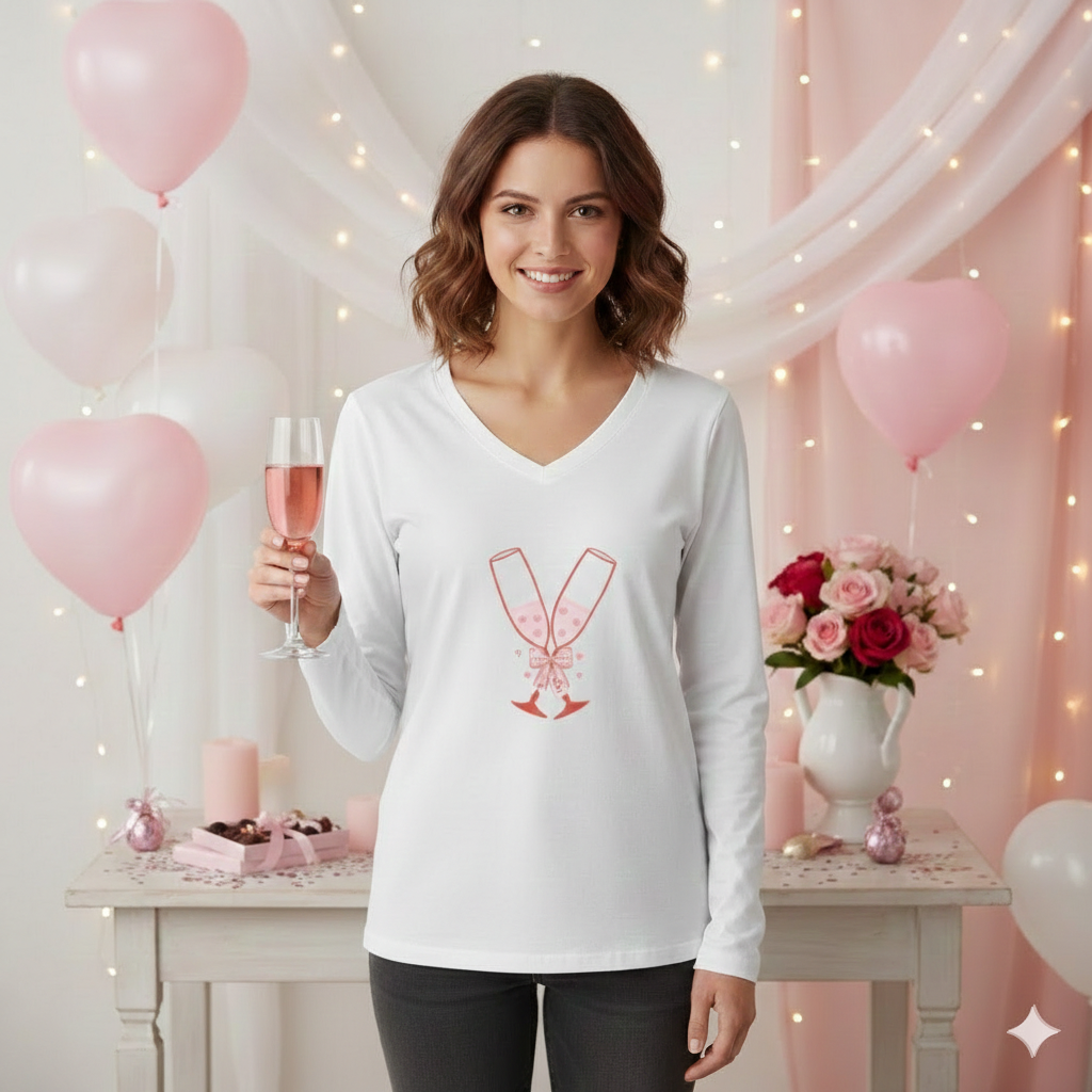 Champagne Love | Valentine Tee
