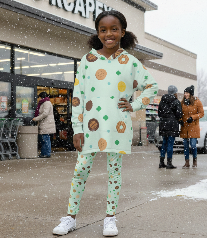Girl Scout Cookie Hoodie Blanket | ABC Baker