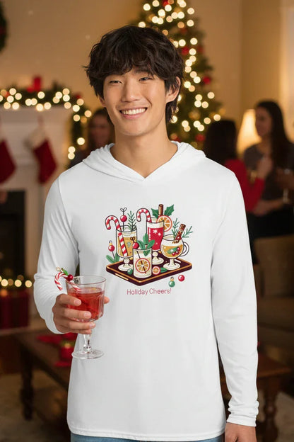 Hooded Holiday Cheers Tee
