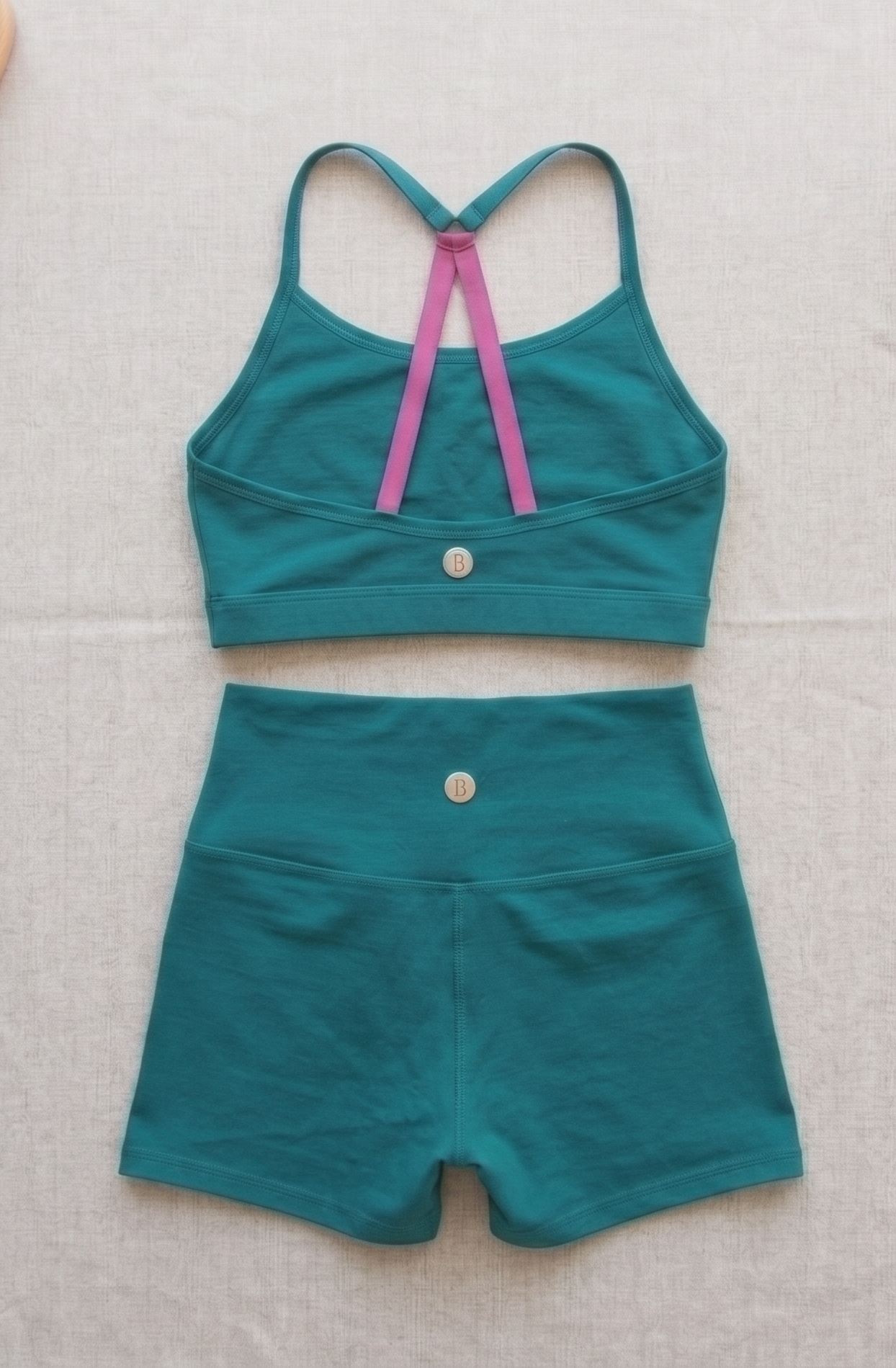Teal Daybreak Top & Shorts Set | Girls Dancewear