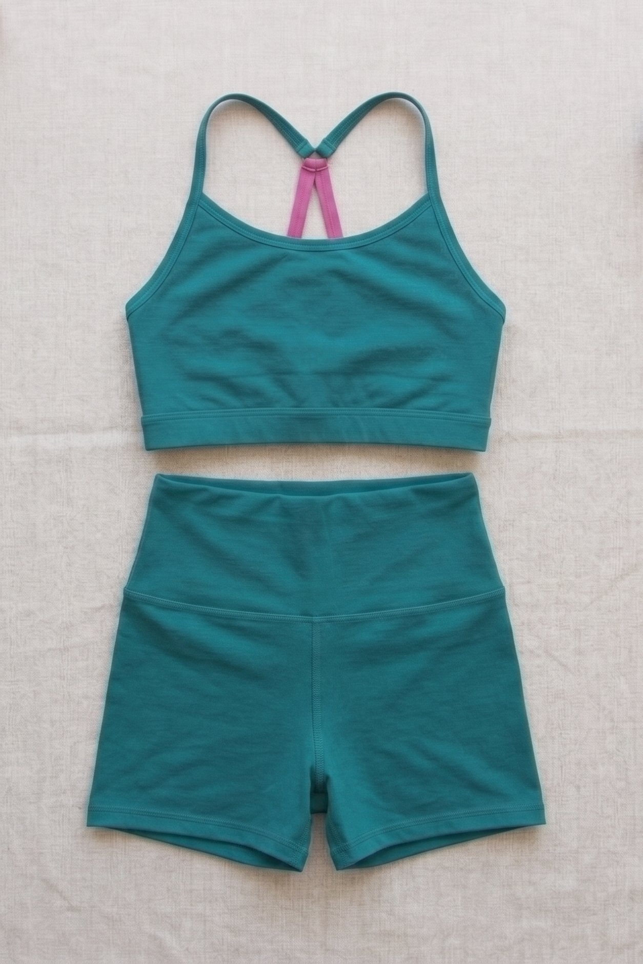 Teal Daybreak Top & Shorts Set | Girls Dancewear