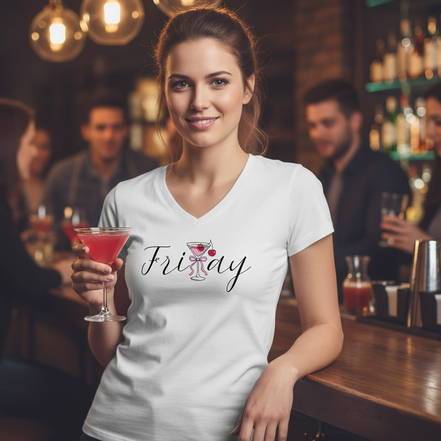 FriYay Tee | Women’s V-Neck Shirt