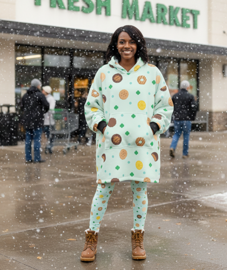 Girl Scout Cookie Hoodie Blanket | Adult LBB Baker