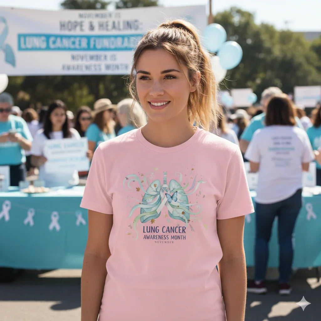 Lung Cancer Awareness Unisex Tee
