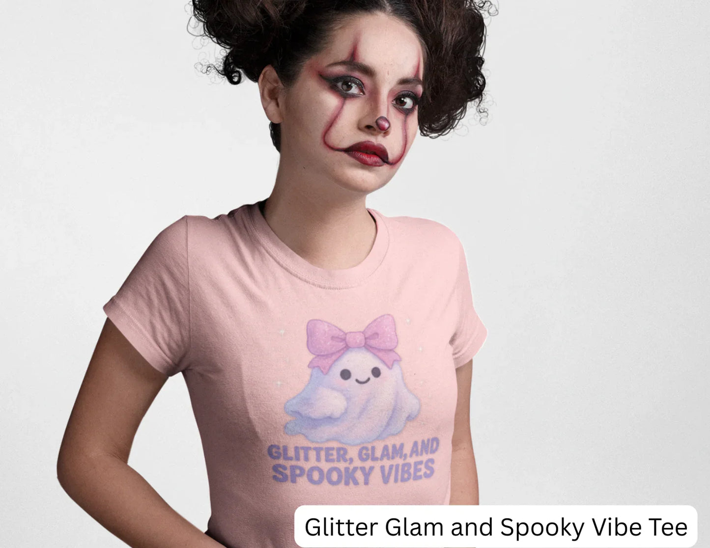 Glitter, Glam, & Spooky Vibes Women's Relaxed Tee