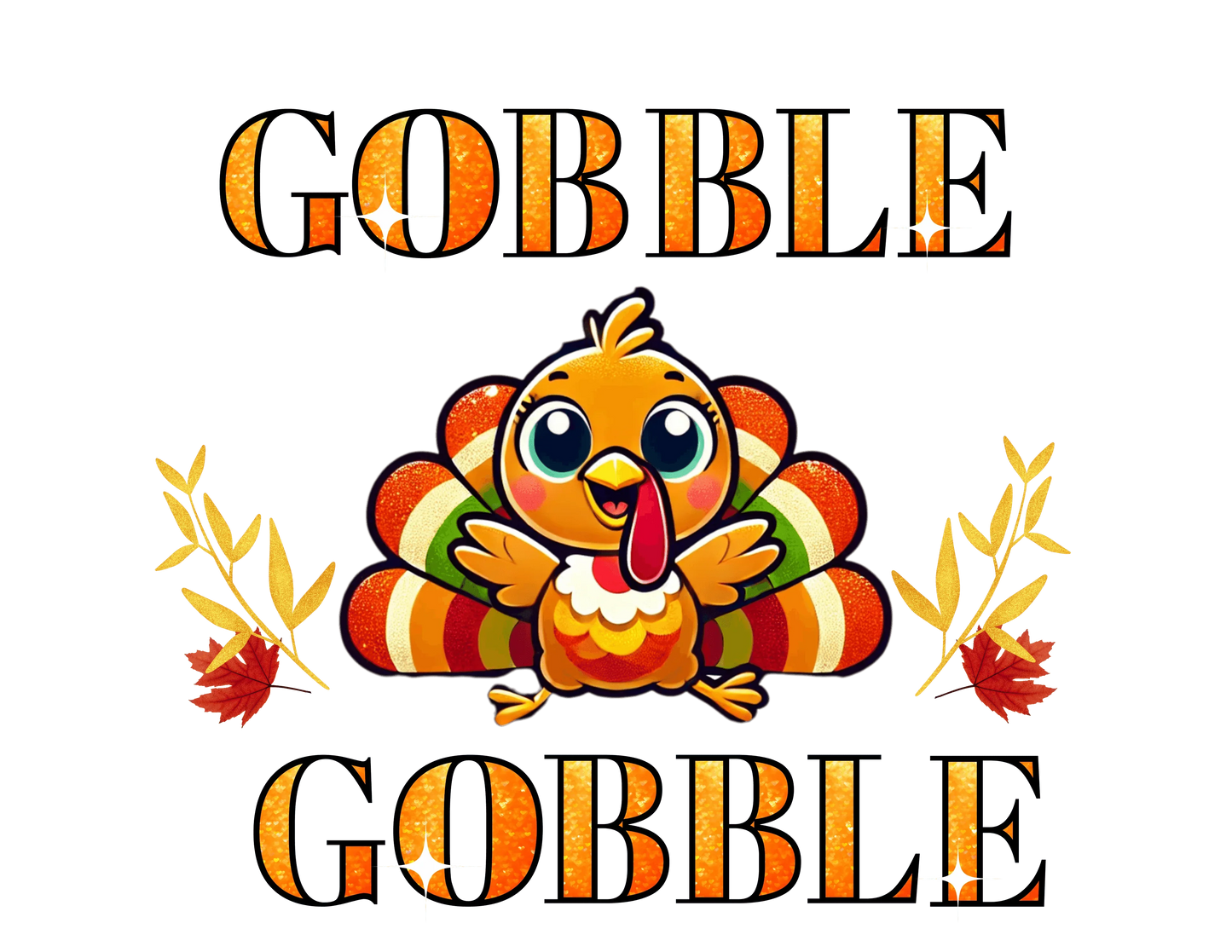GOBBLE GOBBLE - Toddler Short Sleeve Tee - Whippie's