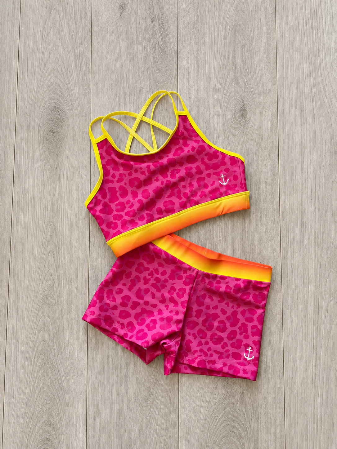 Wild Safari Sugar & Spots Set girls dancewear set front view