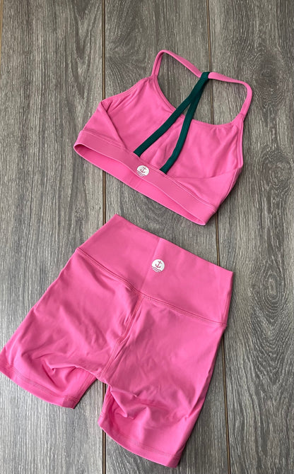 Bubblegum Pink Daybreak Top & Shorts Set | Girls Dancewear