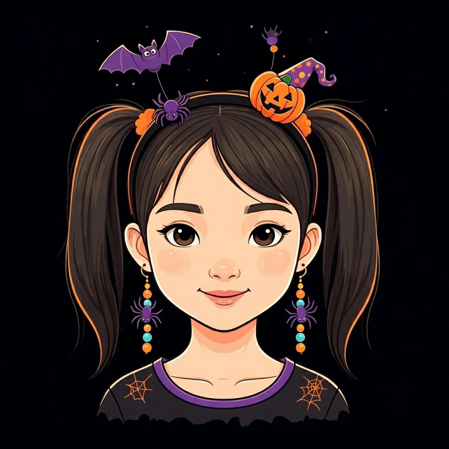 Vintage Boo-tique: Spooky Sweet - Girl V-Neck Tee - Whippie's