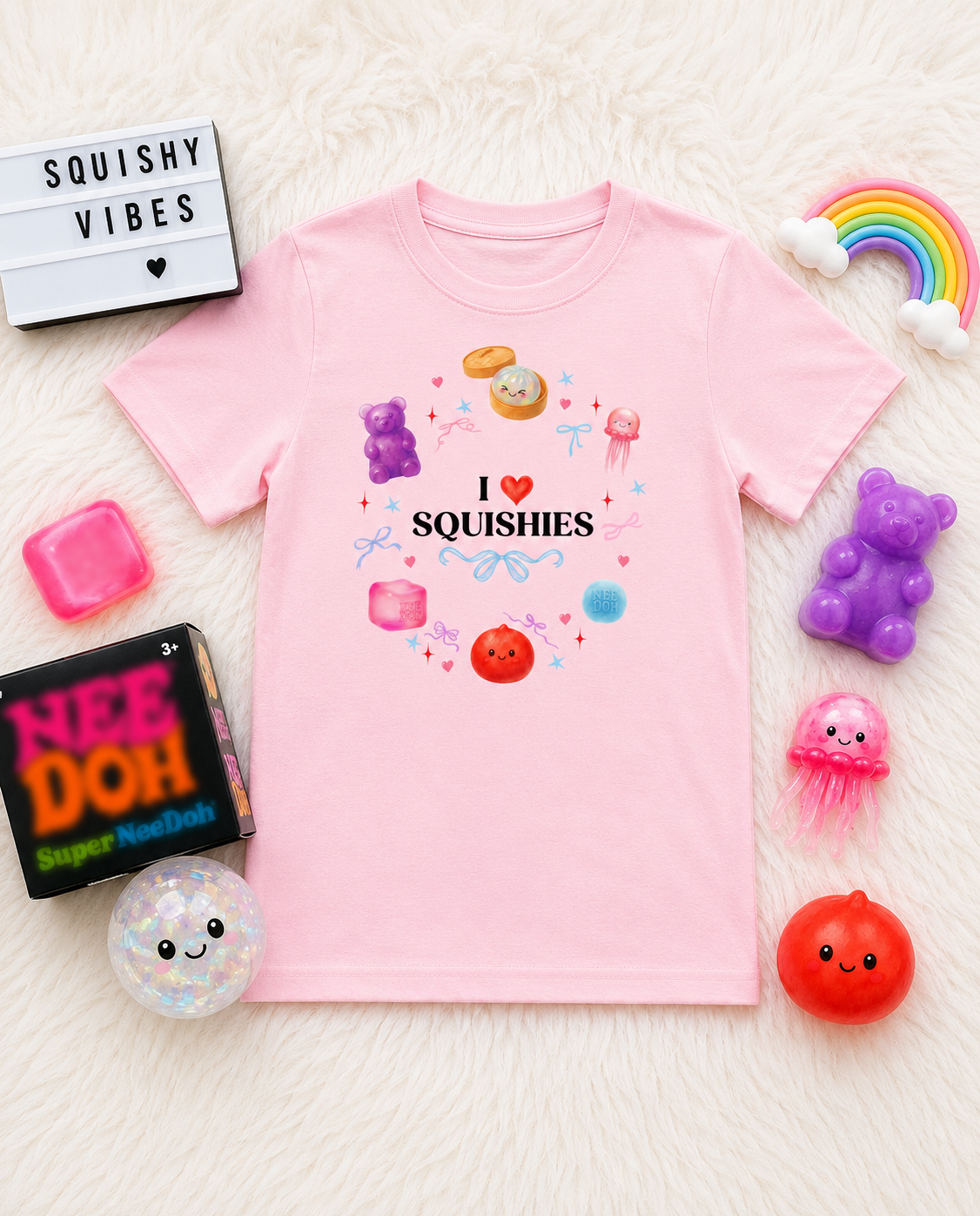 Squishies Shirt for Girls | Cute Kawaii Princess Tee