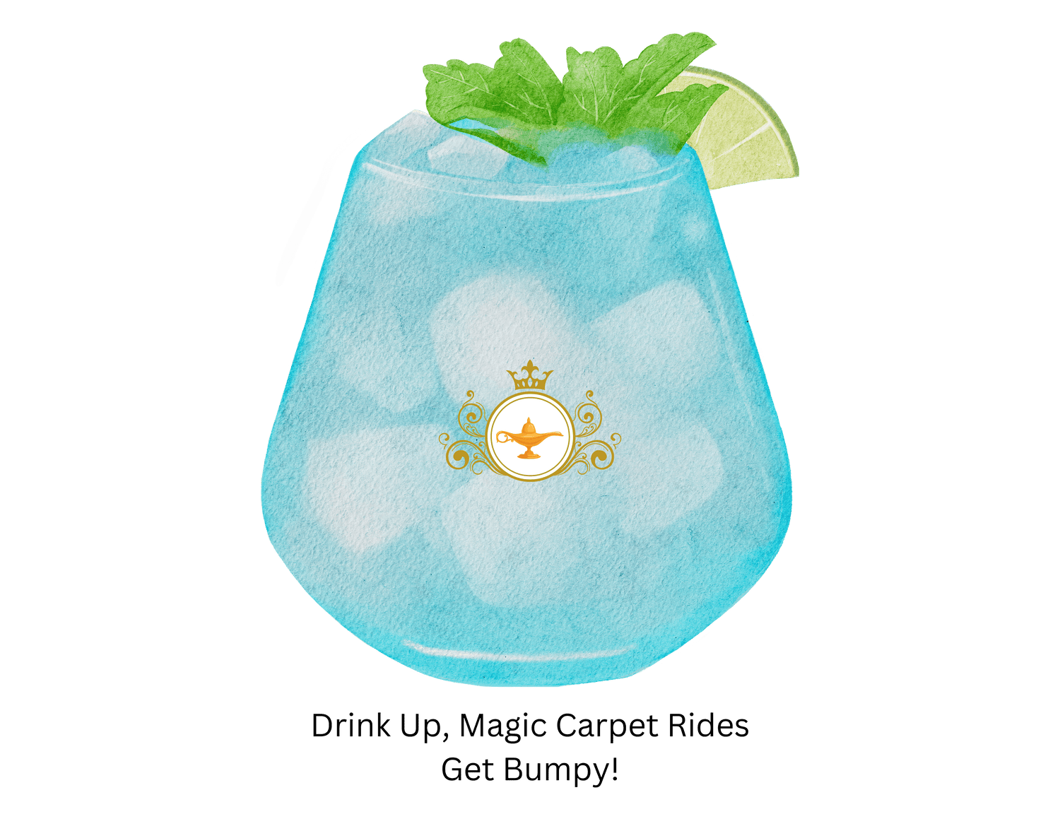 Drink Up, Magic Carpet Rides Get Bumpy! - Women's T-shirt - Whippie's