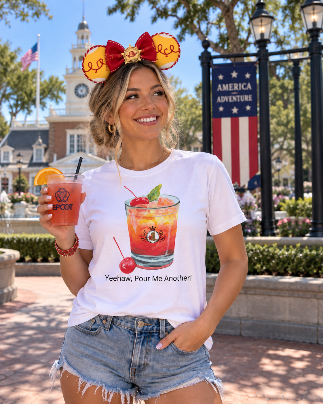 Yeehaw Cocktail Shirt - Pour Me Another!