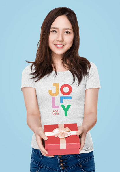 Jolly & Joyful: A Christmas Explosion of Cheer 🎄🎉- Unisex Softstyle T-shirt - Whippie's