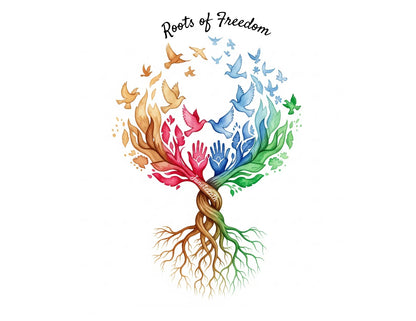 Juneteenth: Roots of Freedom Unisex Tee - Whippie's
