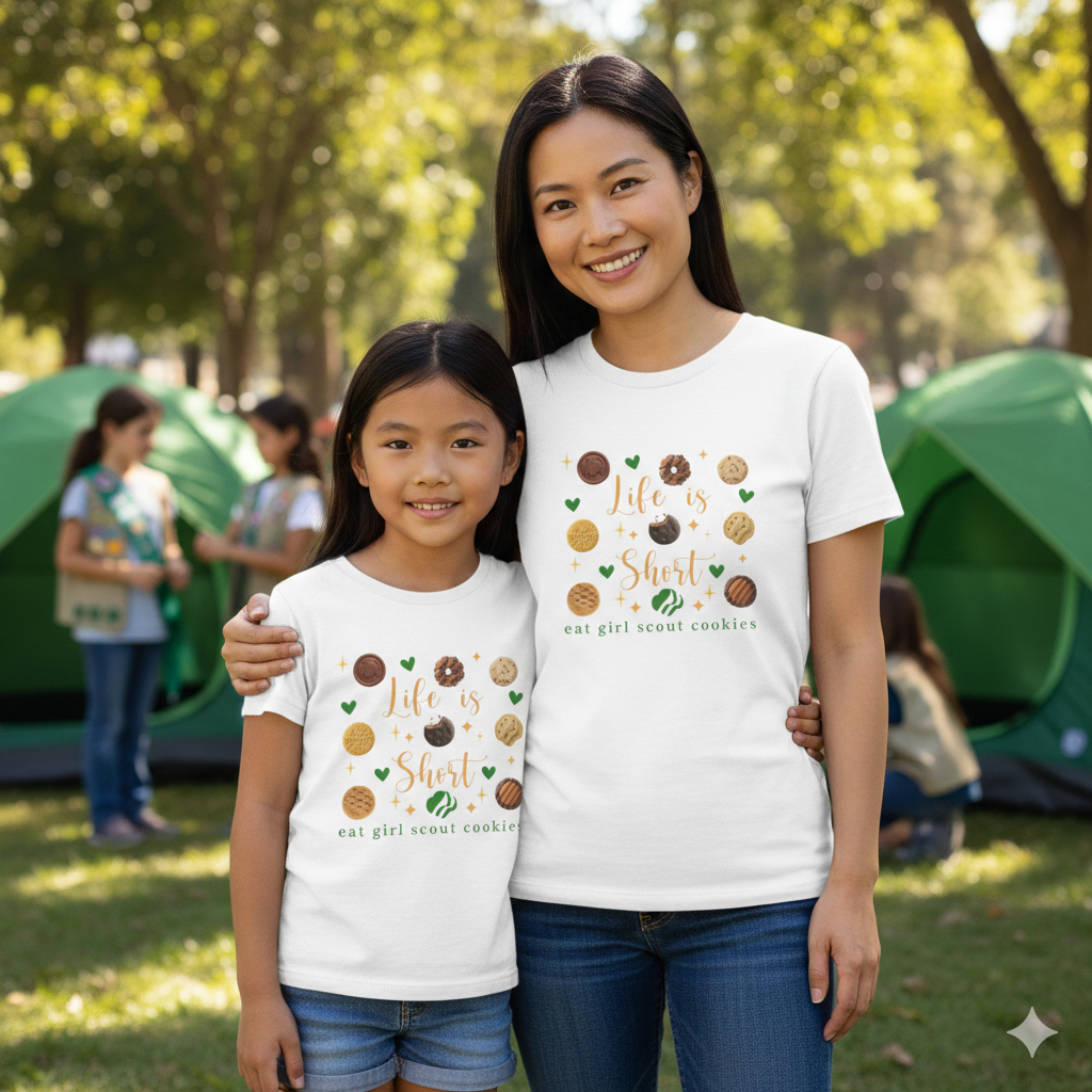 Life is Short, Eat Girl Scout Cookies Tee | Women's (LBB)