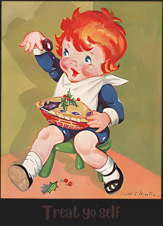 Nursery Rhyme - Little Jack Horner "Treat Yourself" - Women's Racerback Tank - Whippie's