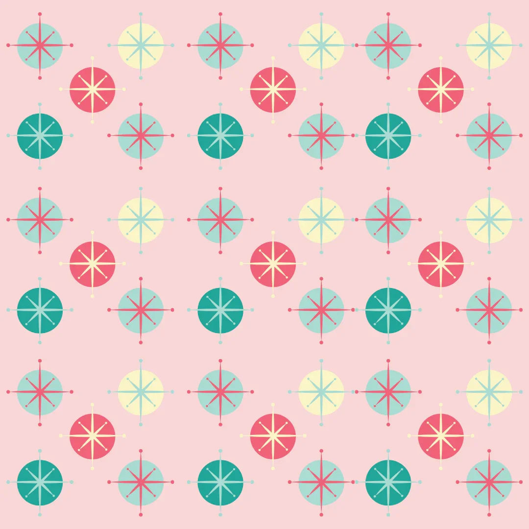 Mid-Century Christmas House Pillow Cover