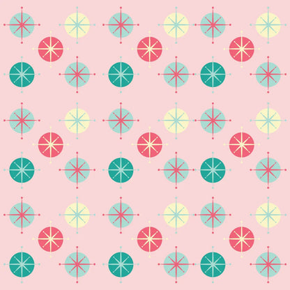 Mid-Century Christmas House Pillow Cover