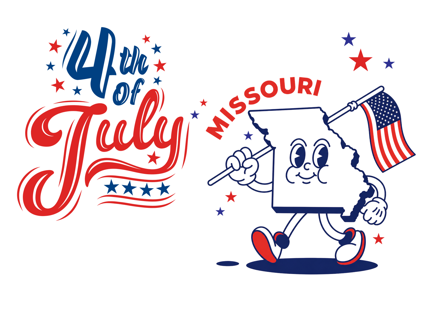 State Flag Pride - 4th of July Tee - Personalizable