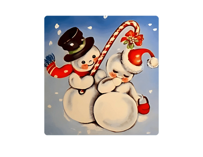 Snow Couple Mistletoe - Women's Softstyle Tee - Whippie's