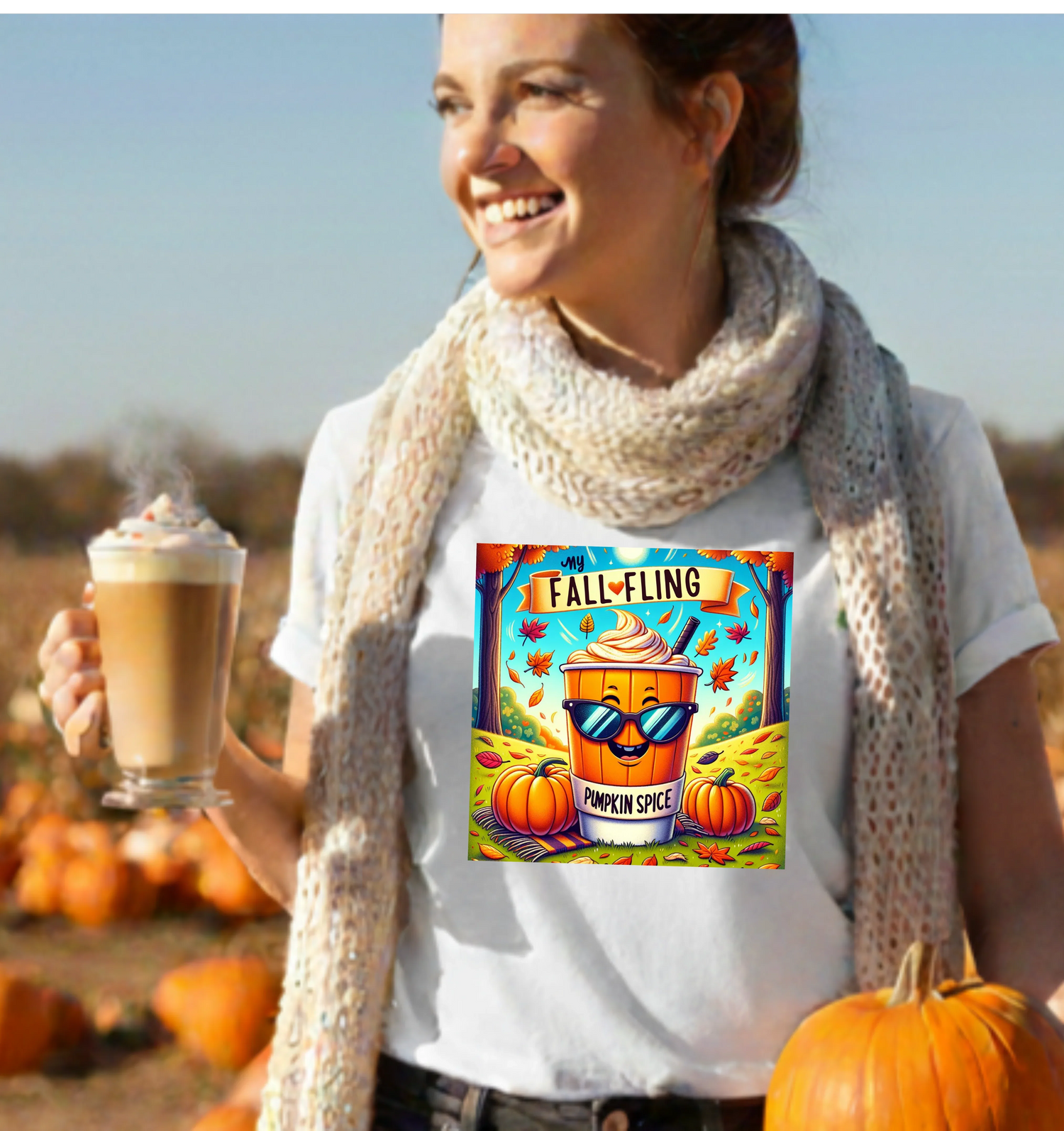 My Fall Fling Pumpkin Spice Tee