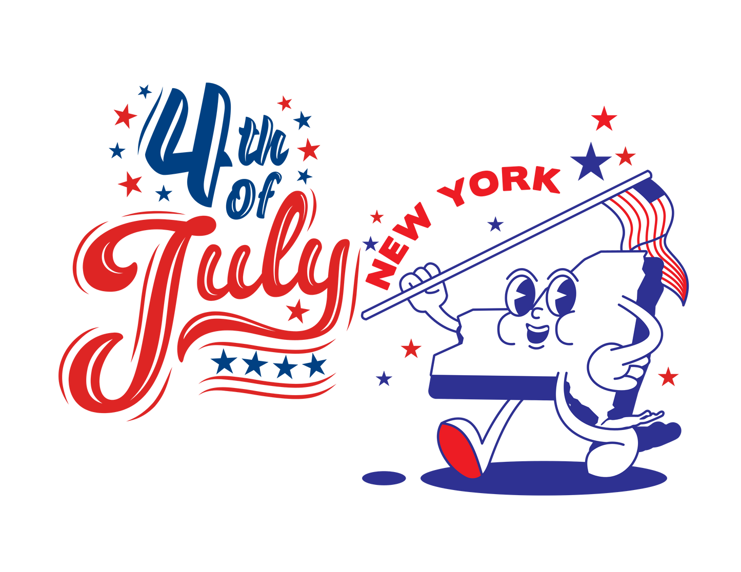 State Flag Pride - 4th of July Tee - Personalizable