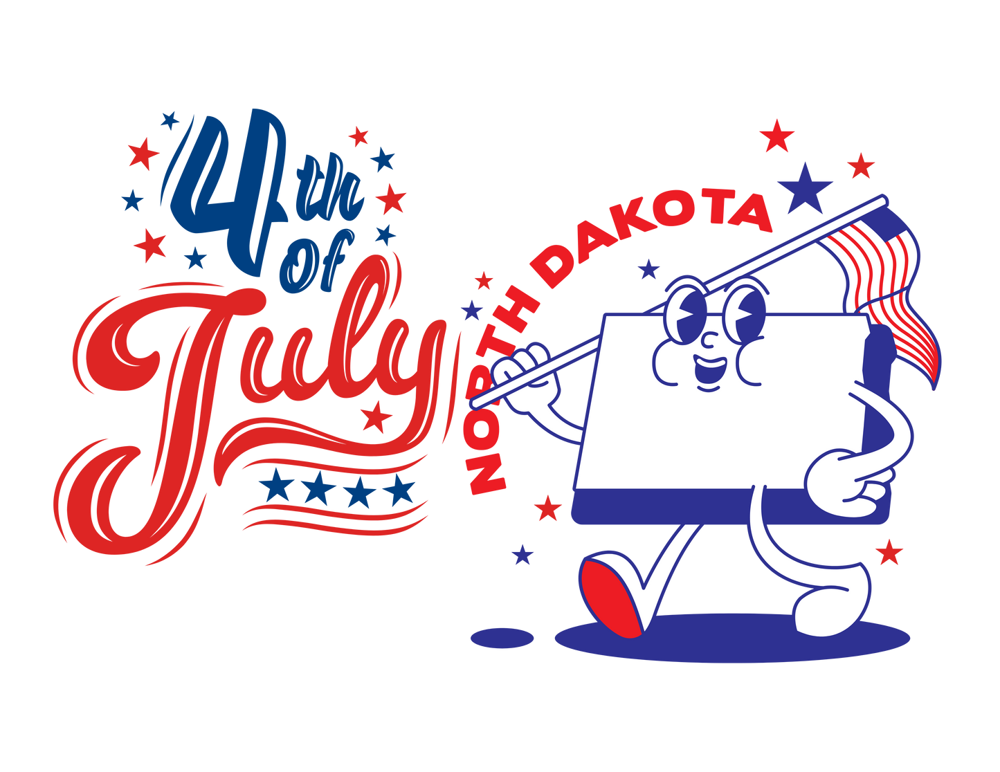 State Flag Pride - 4th of July Tee - Personalizable