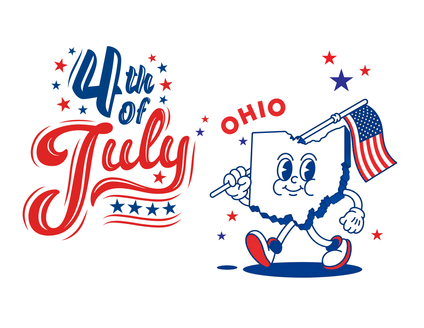 State Flag Pride - 4th of July Tee - Personalizable